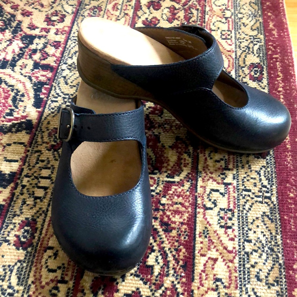 Gorgeous Dark Navy Dansko Slip Clogs